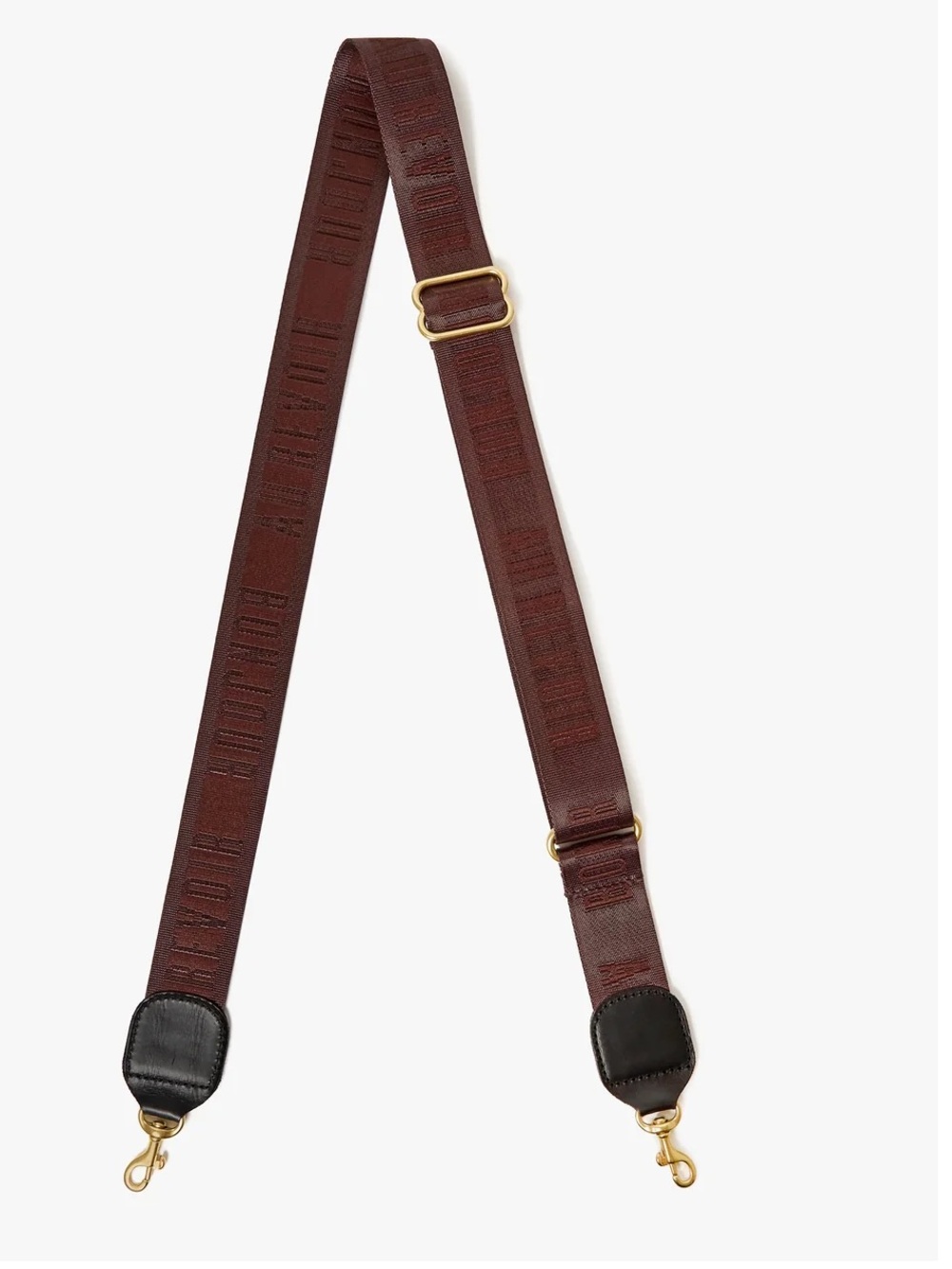 CLARE V. Bonjour Au Revoir 
Adjustable Crossbody
Strap in Chocolate
Tonal/ new